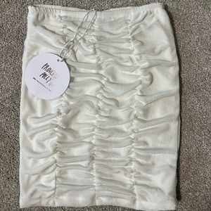 COPY - COPY - Princess Polly Caine Mini Skirt White
